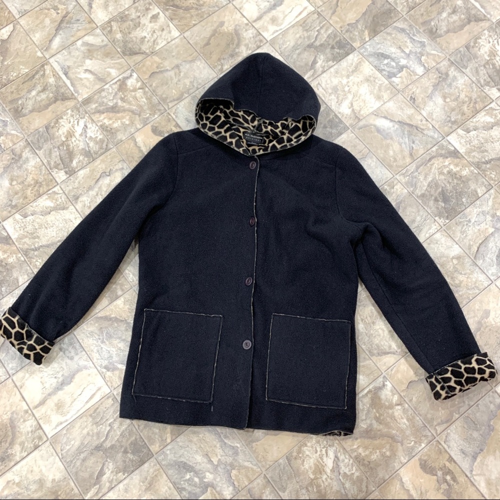 B.C. CLOTHING Animal Print Coat - Picture 8 of 12